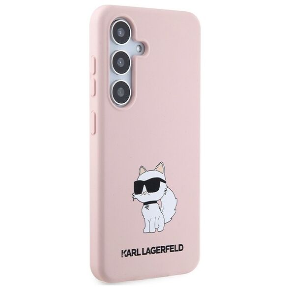 Karl Lagerfeld case for Samsung Galaxy S24 Plus KLHCS24MSNCHBCP pink HC SILICONE NFT CHOUPETTE 3666339242367