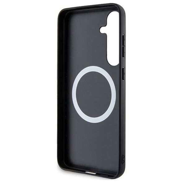 BMW case for Samsung Galaxy S24 black Carbon Tricolor Line MagSafe 3666339242688