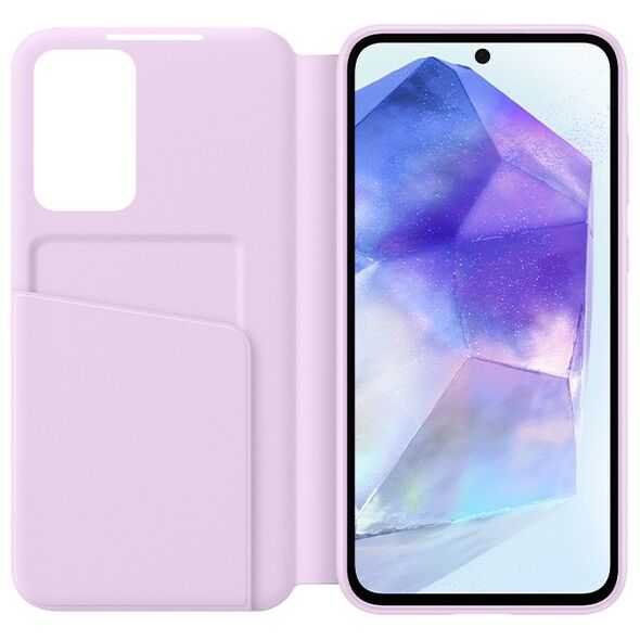 Samsung Smart View Wallet Case for Galaxy A55 5G lavender 8806095546582