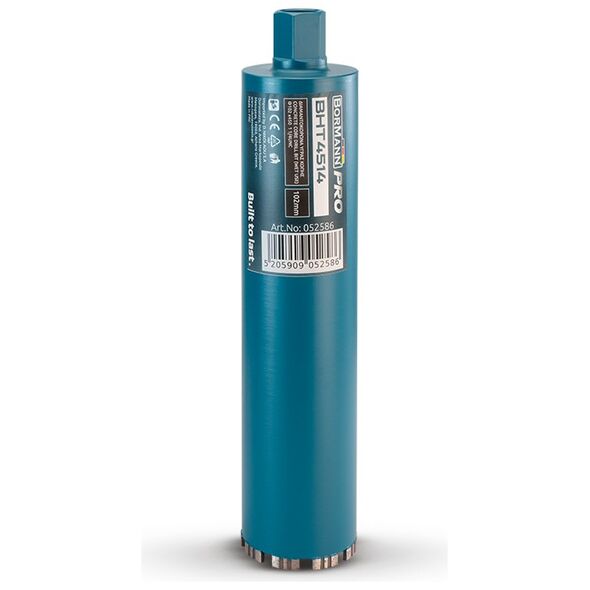 Bormann pro Bht4514 Bormann pro Bht4514 Διαμαντοκορώνα Υγρής Κοπής Φ102 X450  1 1/4unc 052586 έως 12 Άτοκες Δόσεις
