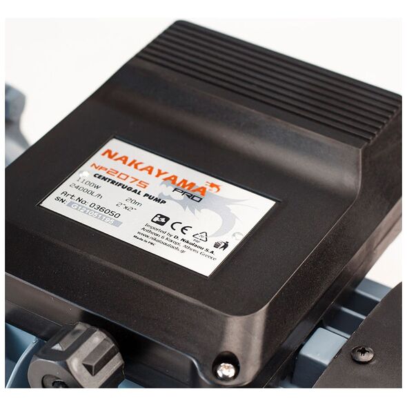 Nakayama pro Np2075 Nakayama pro Np2075 Αντλία Φυγοκεντρική Υψηλής Παροχής 1100w 036050 έως 12 Άτοκες Δόσεις