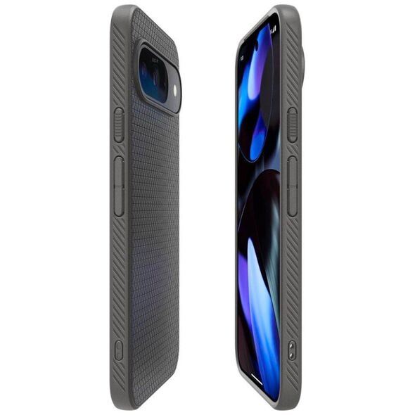 Case GOOGLE PIXEL 9 PRO XL Spigen Liquid Air Marble gray 8809971226578