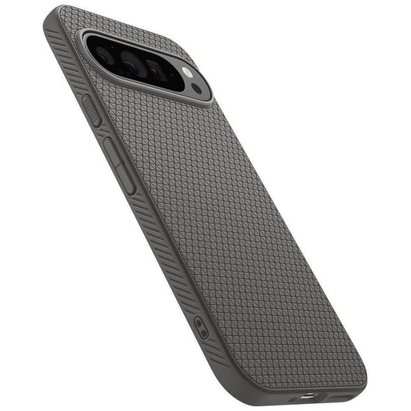Case GOOGLE PIXEL 9 PRO XL Spigen Liquid Air Marble gray 8809971226578