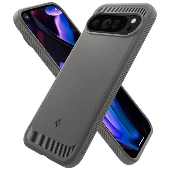 Case for GOOGLE PIXEL 9 PRO XL Spigen Rugged Armor Marble gray 8809971227193