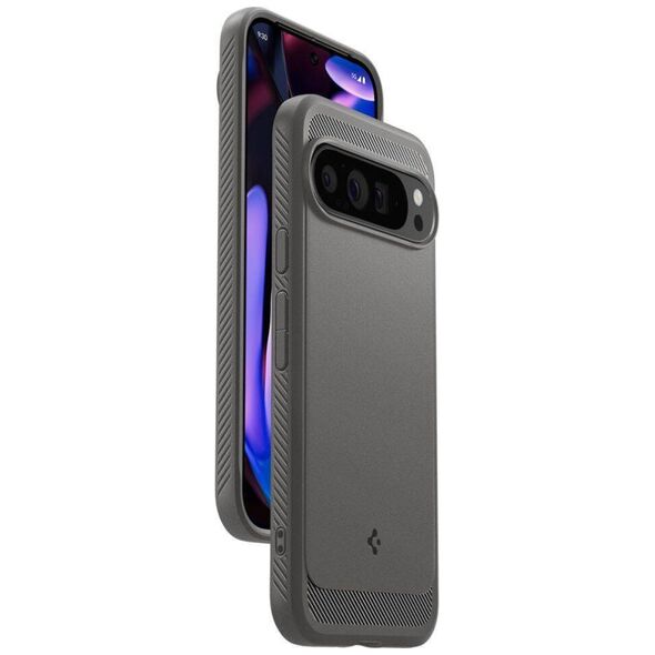 Case for GOOGLE PIXEL 9 PRO XL Spigen Rugged Armor Marble gray 8809971227193