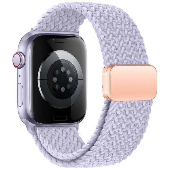 Strap for APPLE WATCH 3 / 4 / 5 / 6 / 7 / 8 / 9 / SE (38 / 40 / 41 MM) Tech-Protect Nylonmag Periwinkle purple 5906302312863