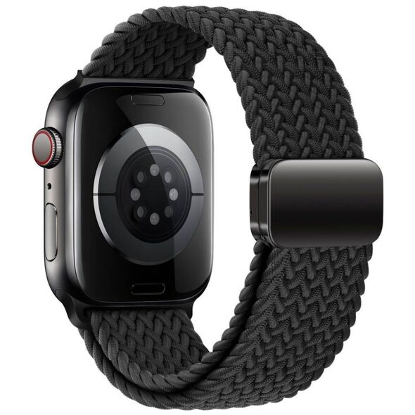 Strap for APPLE WATCH 3 / 4 / 5 / 6 / 7 / 8 / 9 / SE (38 / 40 / 41 MM) Tech-Protect Nylonmag black 5906302312870