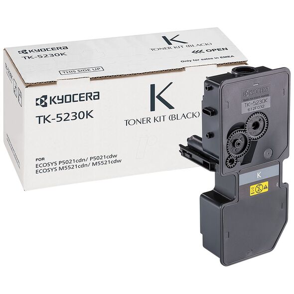 KYOCERA ECOSYS M5521MFP/P5021 TONER HC BLACK (TK-5230K) (KYOTK5230K) έως 12 άτοκες Δόσεις