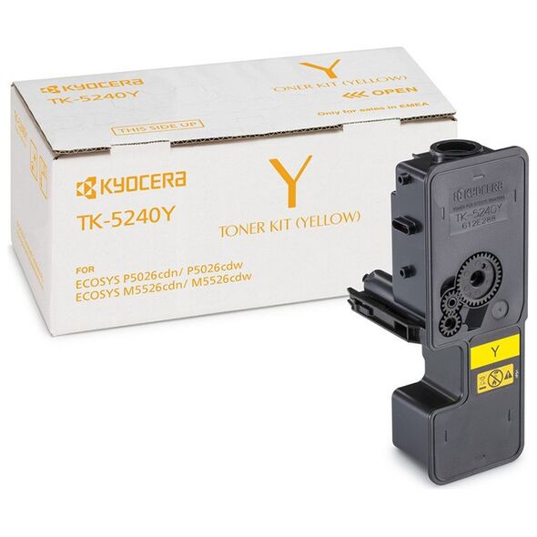 KYOCERA ECOSYS M5526MFP/P5026 TONER YELLOW (TK-5240Y) (KYOTK5240Y) έως 12 άτοκες Δόσεις