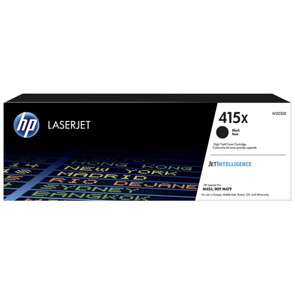 HP 415X Black LaserJet Toner Cartridge HC (7.5k) (W2030X) (HPW2030X) έως 12 άτοκες Δόσεις