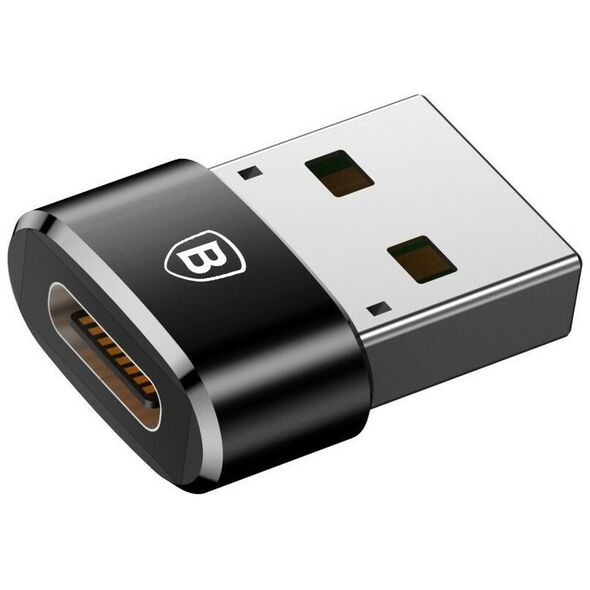 Baseus Μετατροπέας USB-A male σε USB-C female (CAAOTG-01) (BASCAAOTG01) έως 12 άτοκες Δόσεις