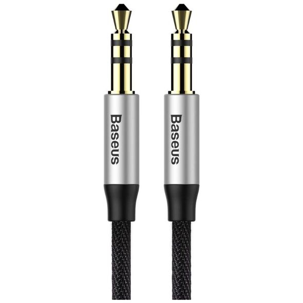 Baseus Cable 3.5mm male - 3.5mm male Black 1.5m (CAM30-CS1) (BASCAM30-CS1) έως 12 άτοκες Δόσεις