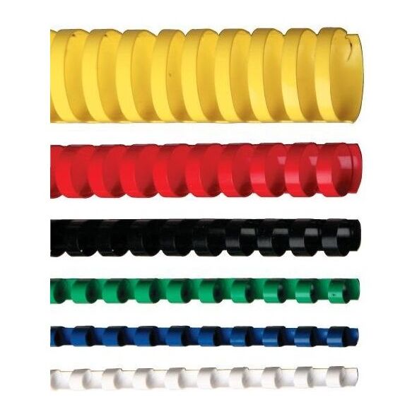 Opus Plastikowe grzbiety do bindowania 6mm czarny (ib06CZA)