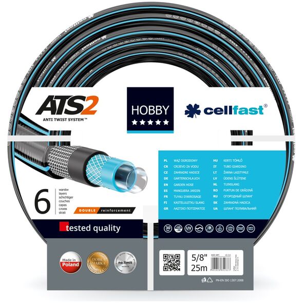 Cellfast Wąż ogrodowy Hobby 5/8" 50m (16-211)