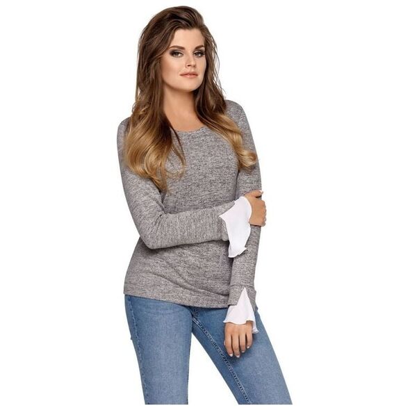 Babell Bluzka damska Dorothy szara r. XL (BAB-DOROT-MSZ-BLD-X1)