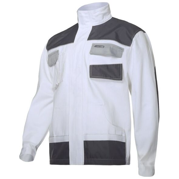 Lahti Pro Bluza Biało-szara 100% Bawełna XL/56 (L4041356)