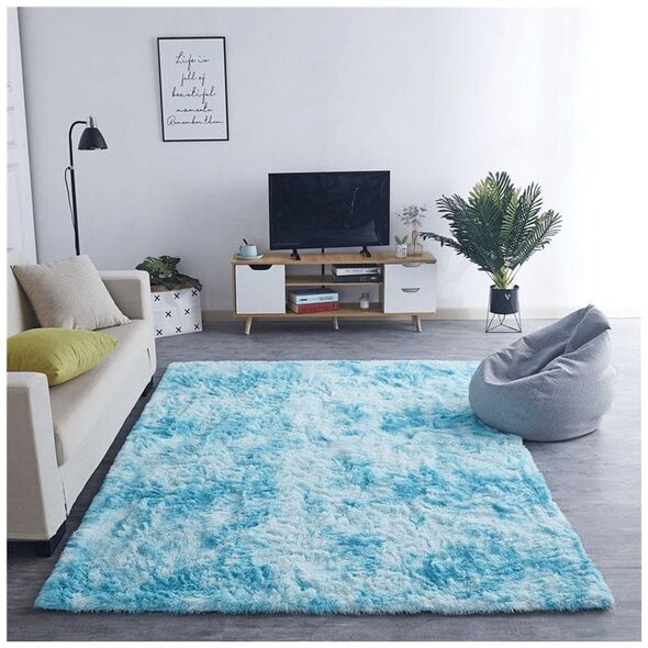 Strado Dywan Ombre Shaggy Strado 200x260 OmbreBlue (Jasny Niebieski) uniwersalny