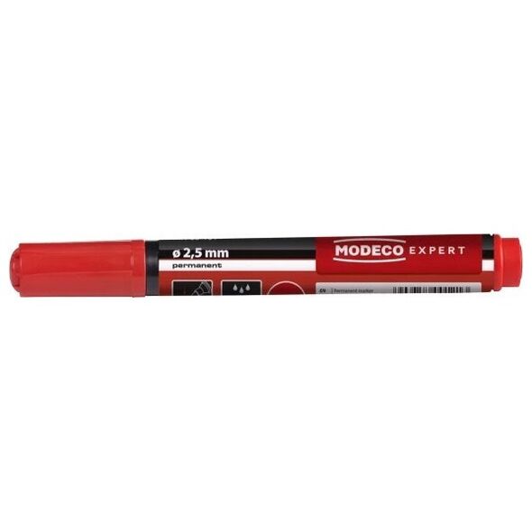 EXPERT MARKER PERMANENTNY CZERWONY KOŃCÓWKA OKRĄ. 2,5 MM [EXPERT] - 1sz
