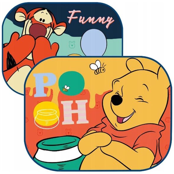 Seven Zasłonki przeciwsłoneczne samochodowe Disney Kubuś puchatek