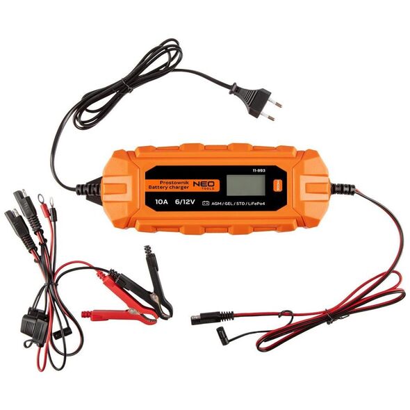 Neo Prostownik automatyczny 10 A / 160 W 3-200 Ah (N11-893)