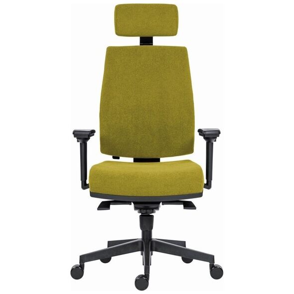 Krzesło biurowe Powerton Powerton Ergonomiczny fotel biurowy Jana, Zielony