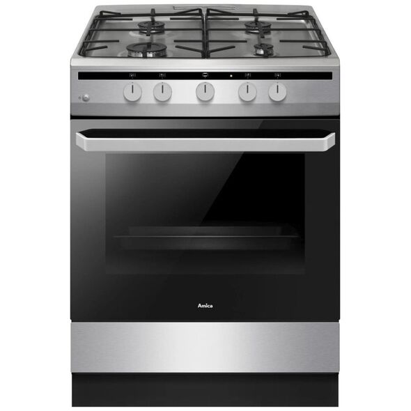 Kuchenka Amica Kuchnia gazowa Amica 618GGD4.33HZpFQ(Xx) 64l Inox