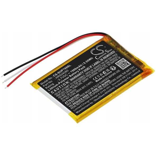 Nawigacja GPS Cameron Sino Akumulator Bateria HR504080 do Nawigacji GPS Navitel MS700 / SERIOUX UPQ700 / CS-SUP700SL