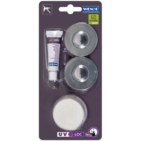 Wenko Elementy montażowe UV-Loc, adaptery, Ø 5 cm, WENKO