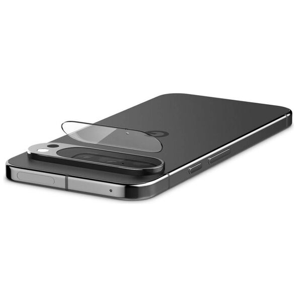 Camera Cover GOOGLE PIXEL 9 PRO XL Spigen Optik. TR ”EZ FIT” Camera Protector 2-pack Crystal Clear 8809971233149