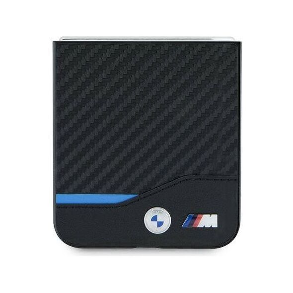 Original Case SAMSUNG GALAXY Z FLIP 6 BMW Hardcase Carbon Blue Line (BMHCZF622NBCK) black 3666339125301