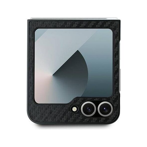 Original Case SAMSUNG GALAXY Z FLIP 6 BMW Hardcase Carbon Tricolor (BMHCZF623PUDTK) black 3666339321994