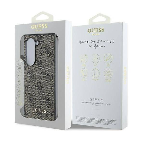 Original Case SAMSUNG GALAXY Z FOLD 6 Guess Hardcase 4G (GUHCZFD6GF4GBR) brown 3666339322212