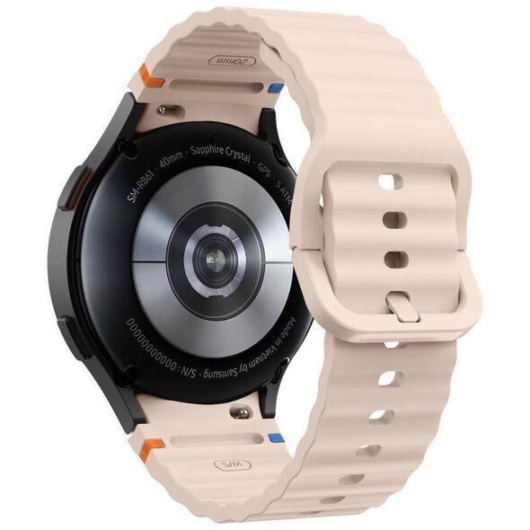 Strap for SAMSUNG GALAXY WATCH 4 / 5 / 5 PRO / 6 / 7 / FE Tech-Protect Silicone Sport pink 5906302313440