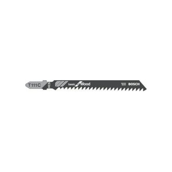 Bosch Brzeszczot do wyrzynarek Basic for Wood 100mm T 111 C 5szt. 2608630033