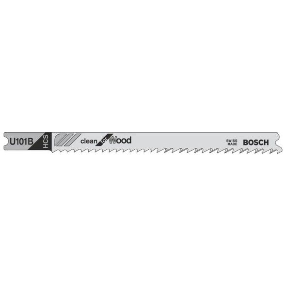 Bosch Brzeszczot do wyrzynarek Clean for Wood 100mm U 101 B 3szt. 2608630565