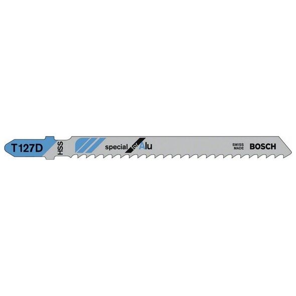 Bosch Brzeszczot do wyrzynarek Special for Alu 100mm T 127 D 5szt. 2608631017