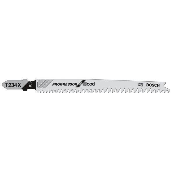 Bosch Brzeszczot do wyrzynarek Progressor for Wood 117mm T 234 X 5szt. 2608633528