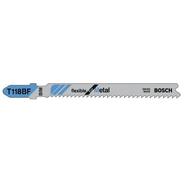 Bosch Brzeszczot do wyrzynarek Flexible for Metal 92mm T 118 BF 5szt. 2608634503