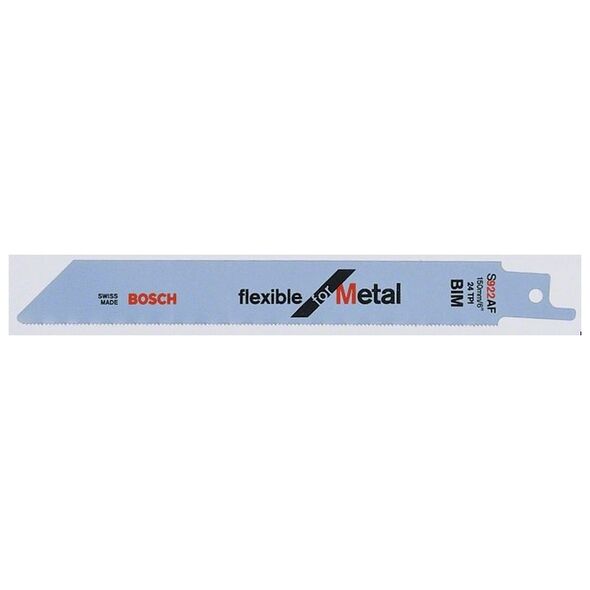 Bosch Brzeszczot do piły szablastej Flexible for Metal 150x19x0,9mm S922AF 5szt. 2608656013