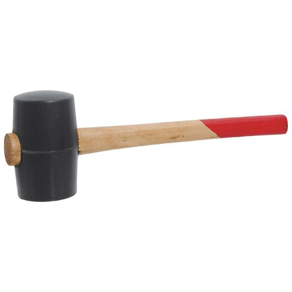 Modeco Młotek gumowy rączka drewniana 500g  (MN31024)