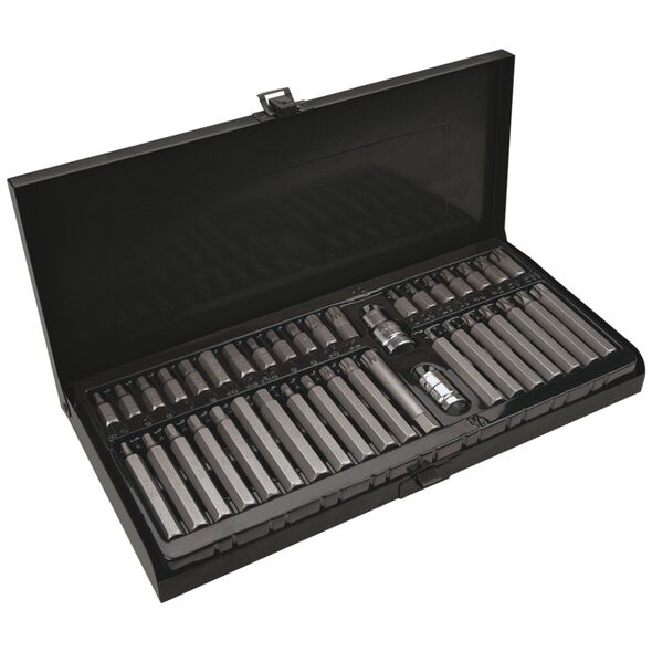 Neo Końcówki wkrętakowe TORX, HEX, SPLINE zestaw 40szt. (06-107)