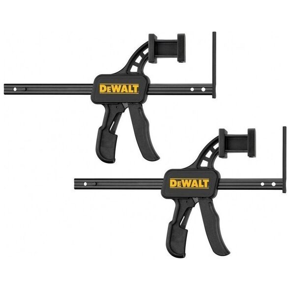Dewalt 2 szybkomocujące zaciski do stosowania z szynami prowadzącymi (DWS5026-XJ)