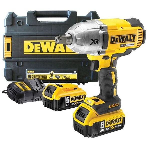 Klucz udarowy Dewalt 18V XR 1/2" 2 X 5Ah (DCF899P2-QW)