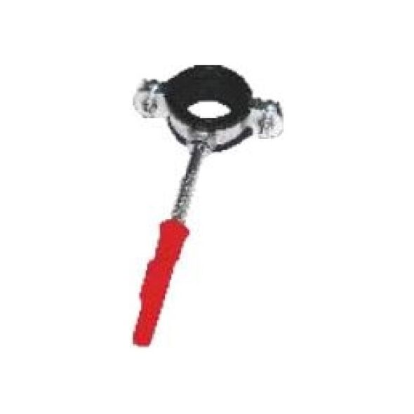 Gorgiel Uchwyt stalowy do rur Light z uszczelką EPDM pojedynczy 1/2" (1031123120)