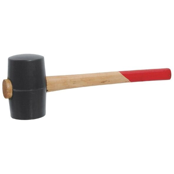 Modeco Młotek gumowy rączka drewniana 450g  (MN-31-016)