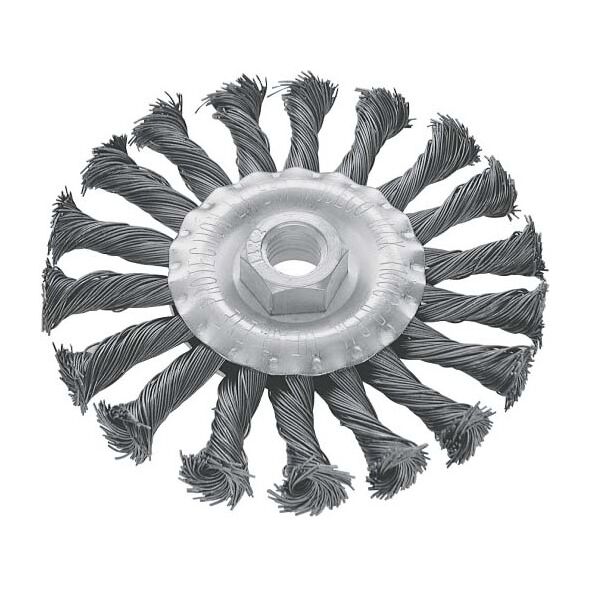 Modeco Szczotka druciana tarczowa do szlifierki stalowa 115mm - MN-69-112