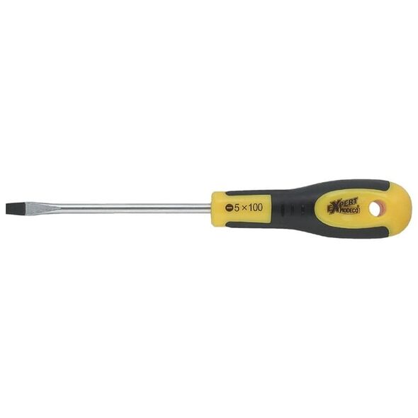 Modeco Wkrętak uniwersalny płaski FRIENDLY GRIP 4x75mm - MN-10-012