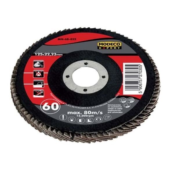 Modeco Ściernica listkowa wypukła 115mm granulacja 100 10szt. - MN-68-814