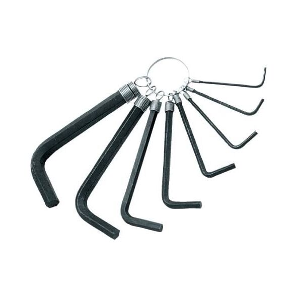 Modeco Zestaw kluczy imbusowych hex typ L 2-10mm 8szt. (MN-54-100)