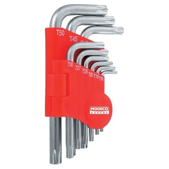 Modeco Zestaw kluczy trzpieniowych torx typ L T10-T50 9szt. (MN-54-106)